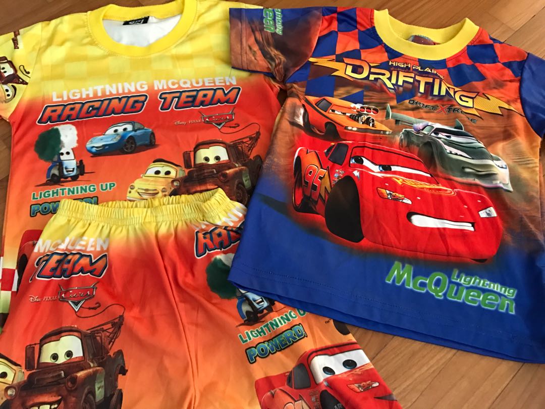 Lightning Mcqueen Shirt Shorts Babies Kids Boys Apparel On