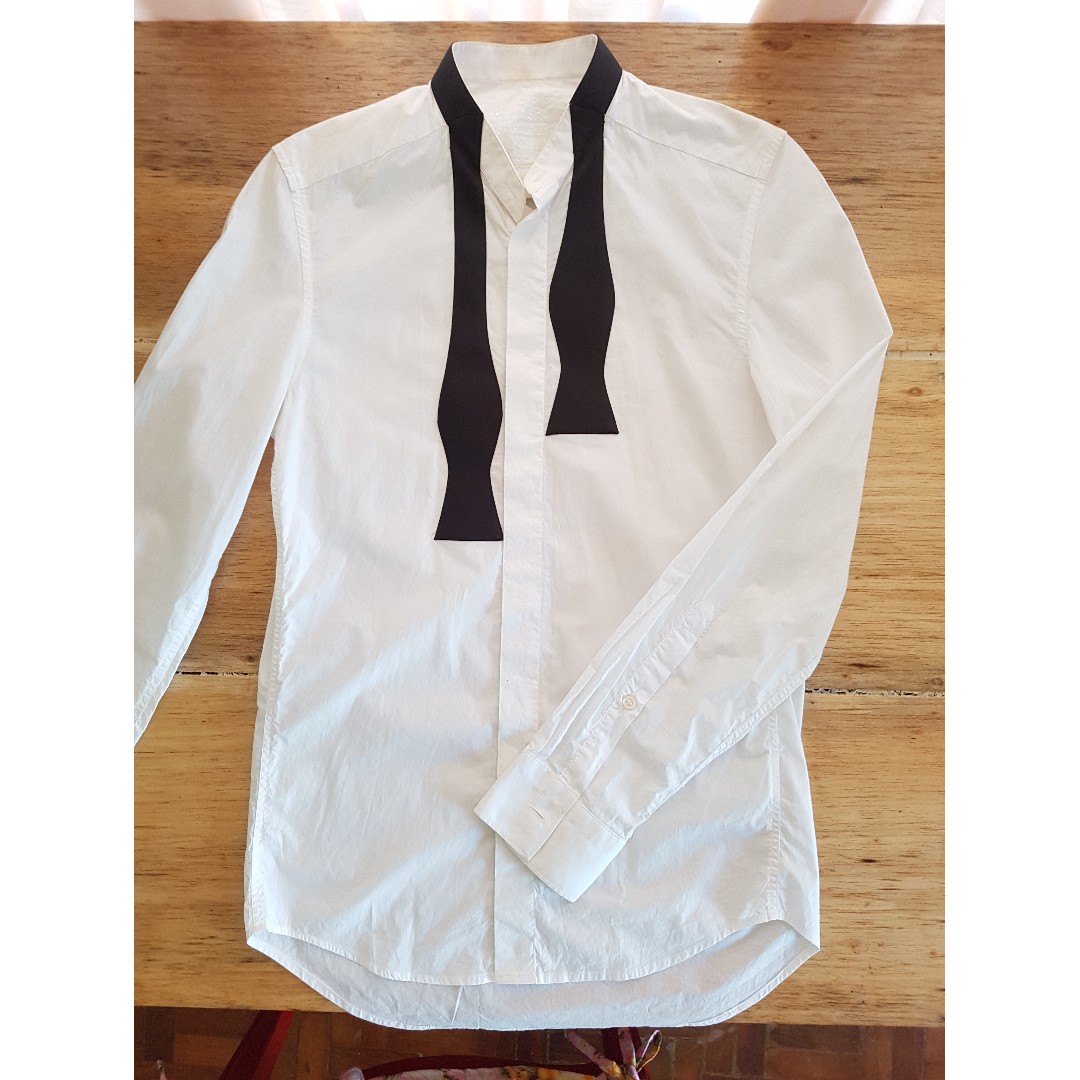 Maison Martin Margiela H&M Bowtie White Shirt (XS)
