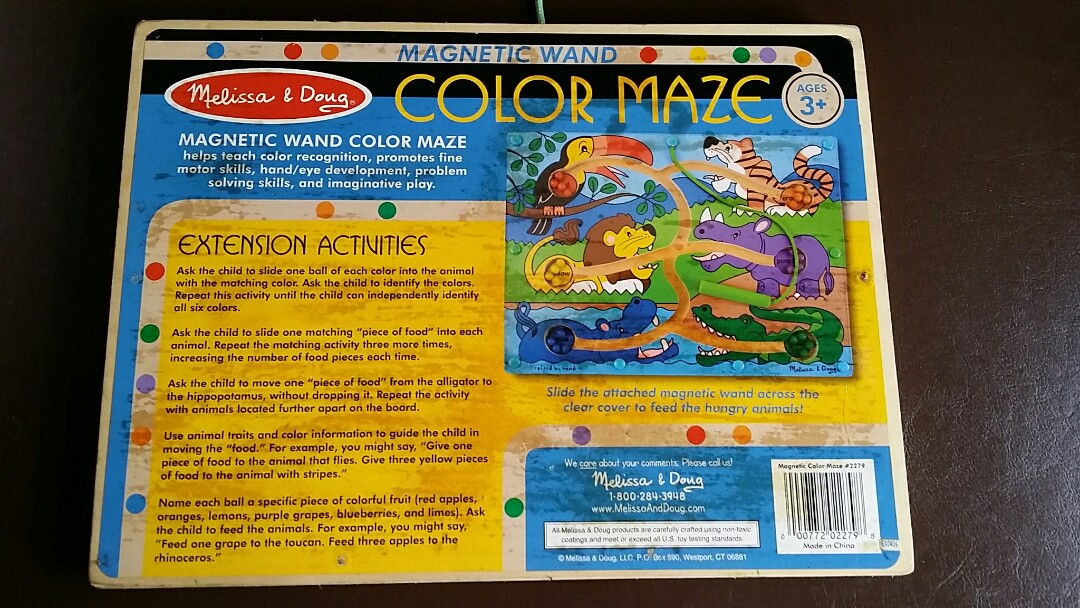 melissa and doug magnetic maze