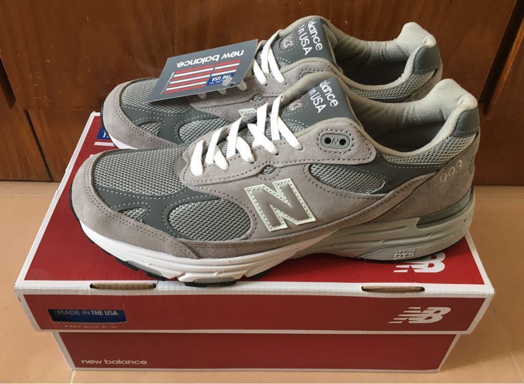 NEW BALANCE 993 GREY CLASSICS MENS DAD SHOES 990, 男裝, 男裝鞋 ...