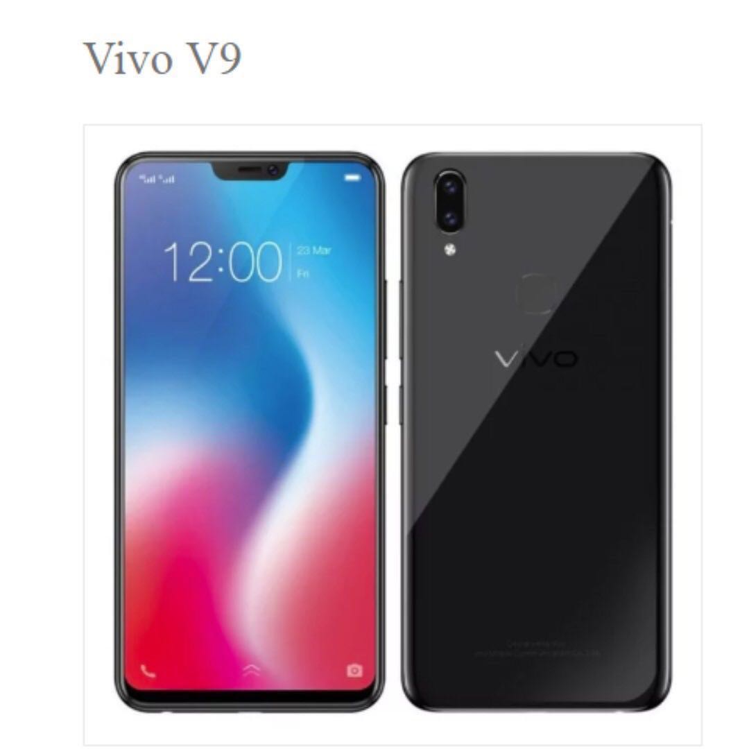New Vivo V9 Black Gold Color Ai Dual Rear Camera Ready Stock Mobile Phones Tablets Android Phones Others On Carousell