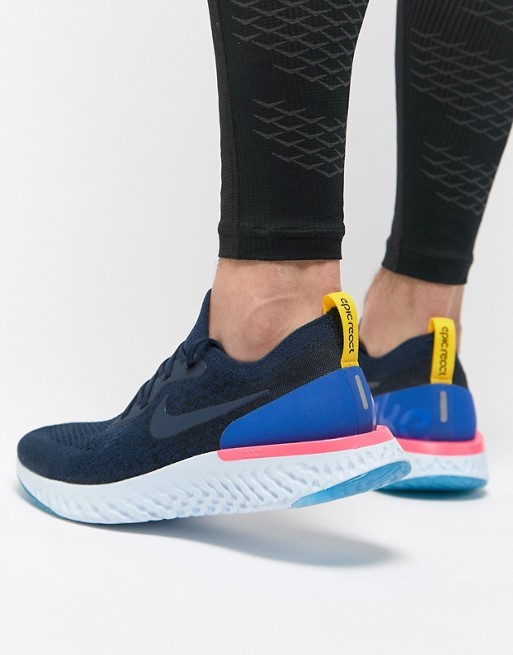 NIKE EPIC REACT FLYKNIT (COLLEGE NAVY 
