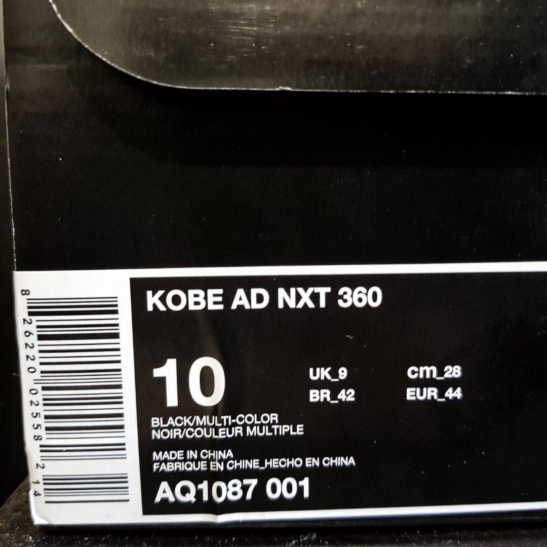 NIKE KOBE AD NXT 360 US 10 Men s Fashion Footwear Sneakers on Carousell