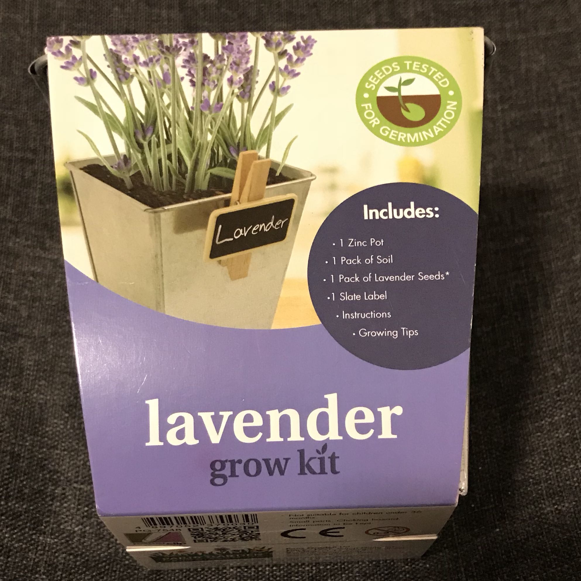 paris garden lavender grow kit