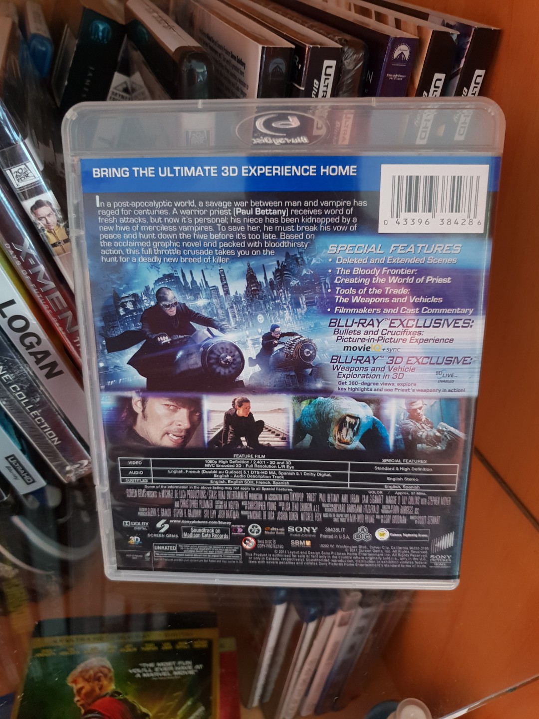Priest 3d Blu Ray Region A Music Media Cds Dvds Other
