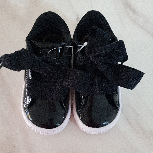 puma basket heart kids
