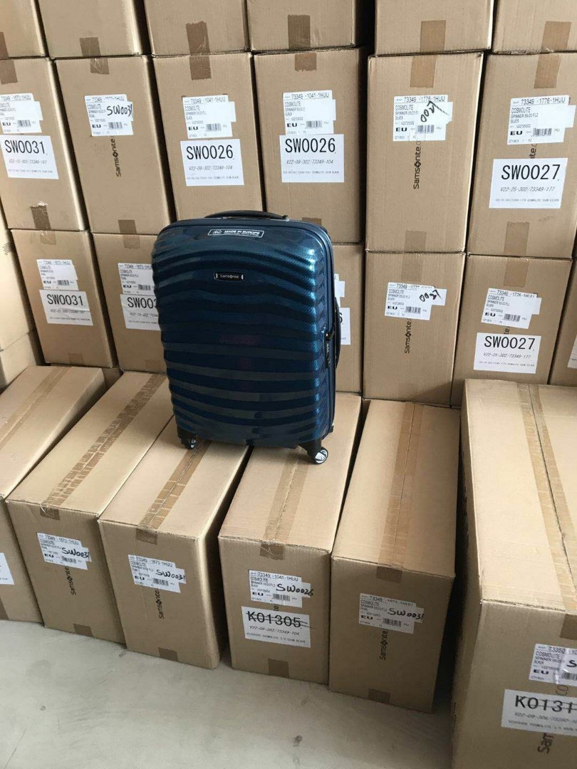 samsonite lite shock petrol blue