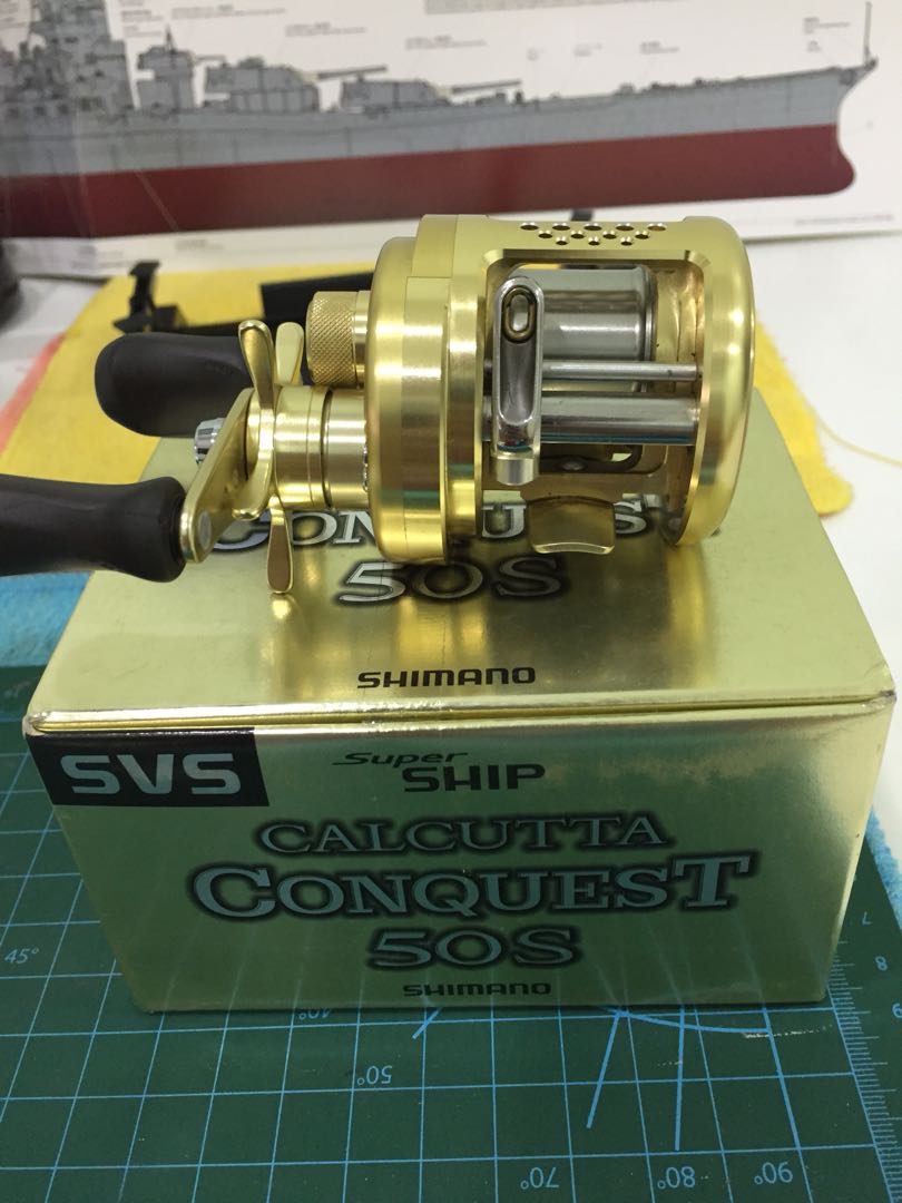 Shimano Calcutta Conquest 50 51 spool Bait Reel Fishing /AS2319/53 