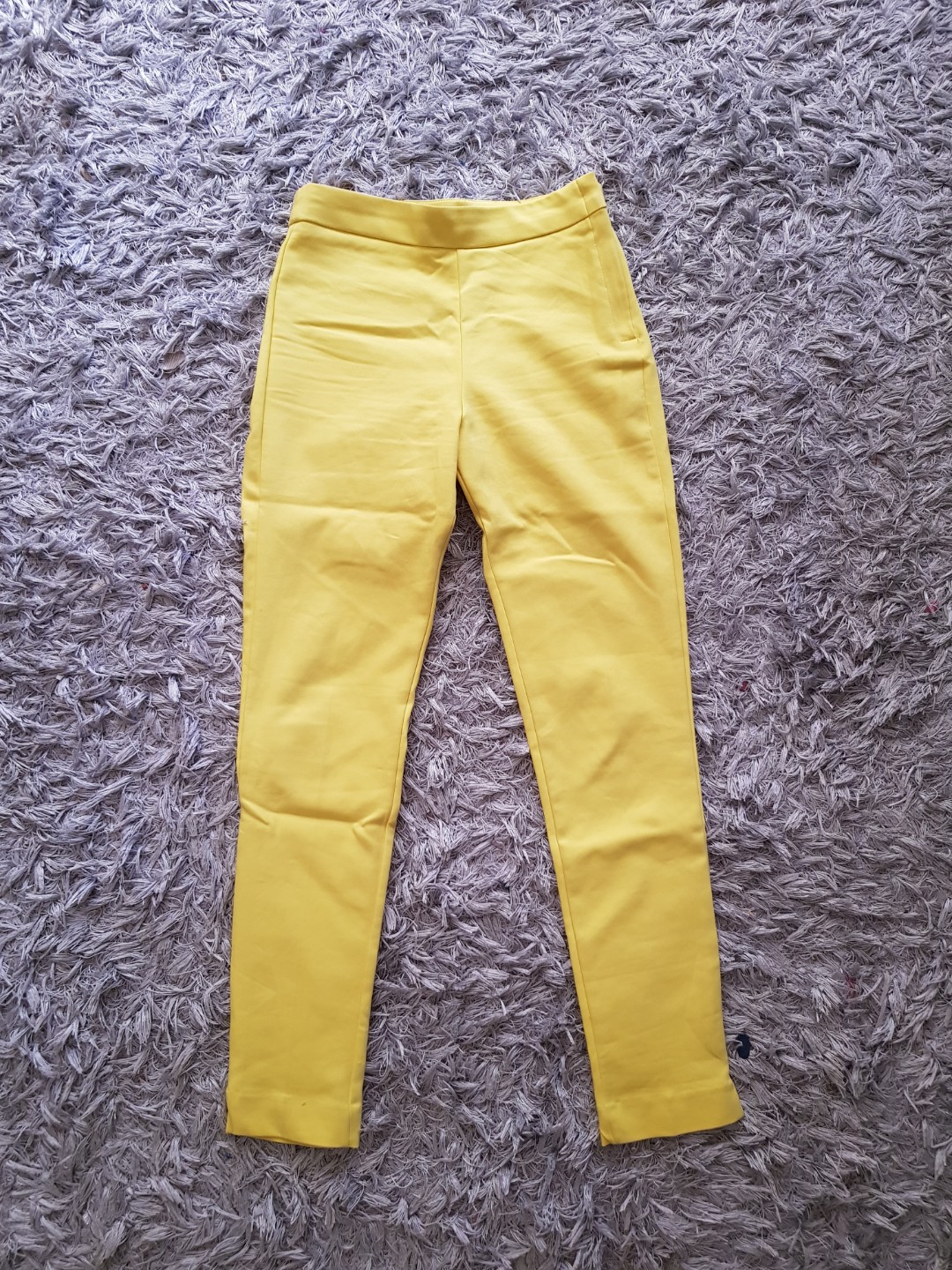Stradivarius yellow pants, Women's 