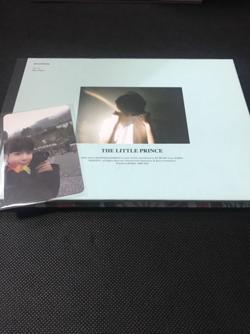 Super Junior Ryeowook The Little Prince Album With Pc Entertainment K Wave On Carousell
