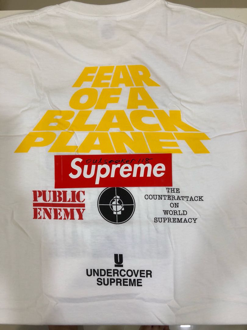 Supreme x UNDERCOVER x Public Enemy White House Tee M