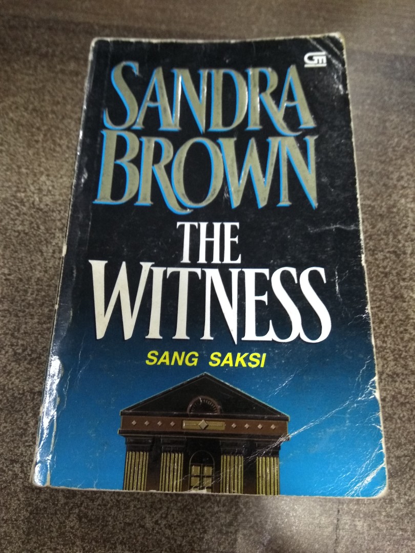The Witness Sang Saksi By Sandra Brown Buku Alat Tulis Buku