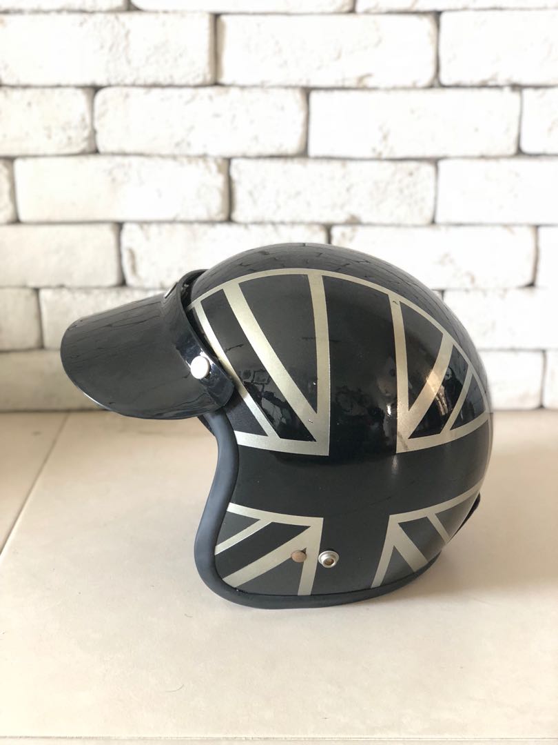 union jack bike helmet