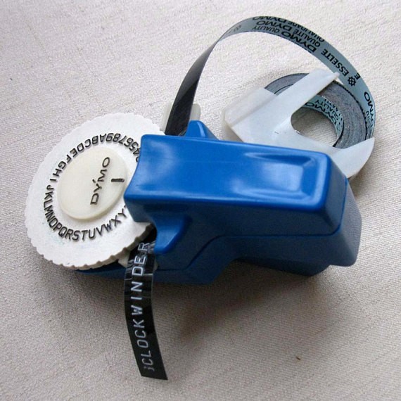 Vintage Dymo Label Maker Machine, Hand Held Embossed Letter ...