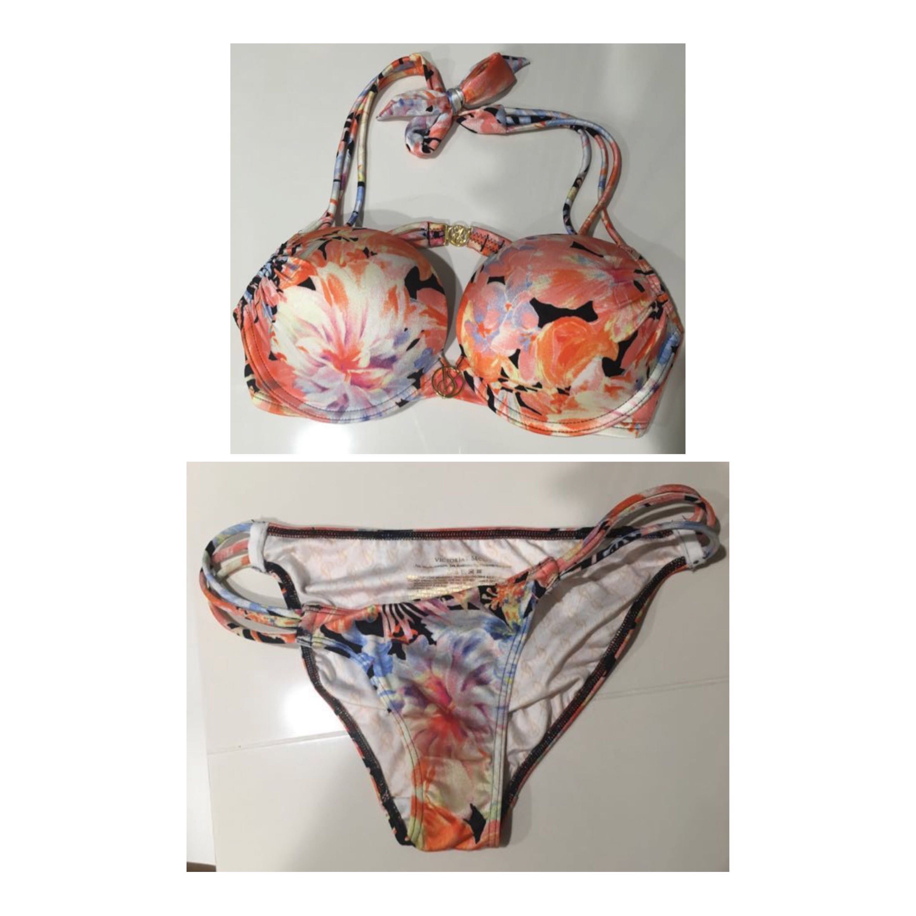 push up bikini set victoria's secret