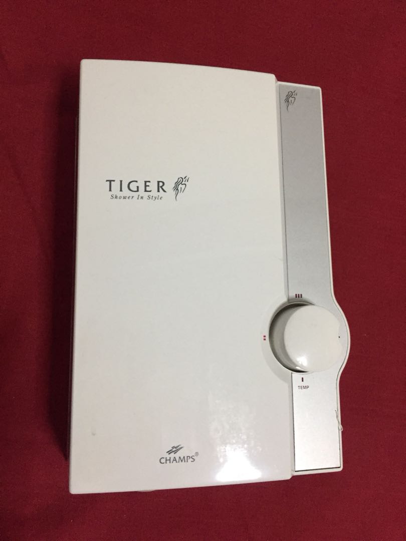 Water heater upgrading sale ( tiger champ instant water heater), TV u0026 Home  Appliances, Water Heater u0026 Instant Showers on Carousell