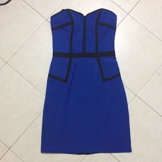 Spotlight By Warehouse Blue Dress