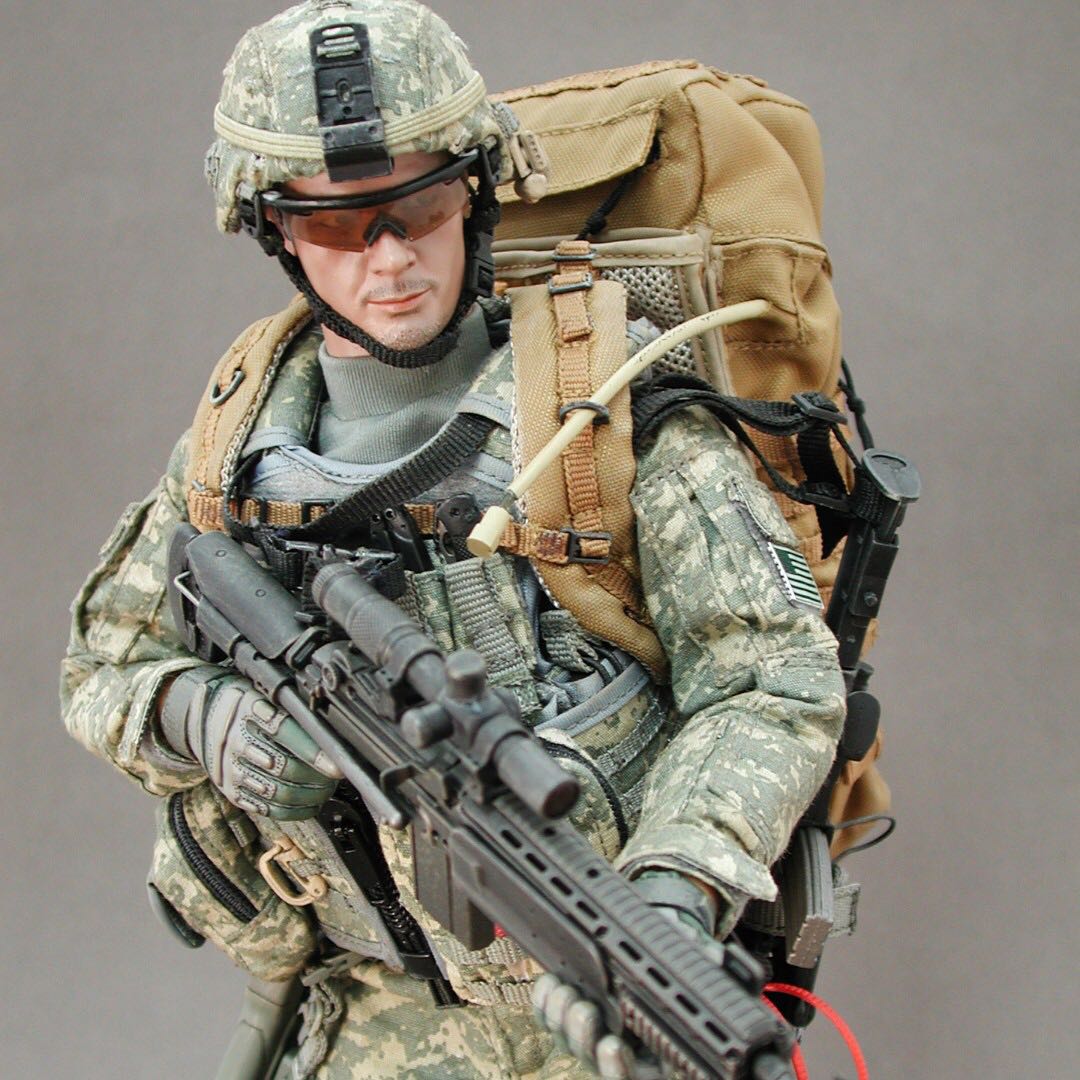 1/6 Scale Hot toys U.S. Army 10th Mountain Division Sniper - 12'' Action  Figure_Damtoys