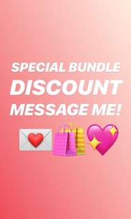 SPECIAL BUNDLE DISCOUNT