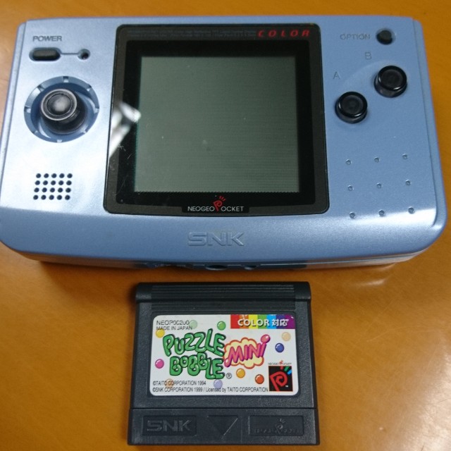 中古日版neo Geo Pocket Color 連泡泡龍 遊戲機 遊戲機器材 Carousell
