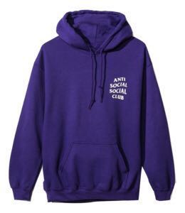 assc purple hoodie