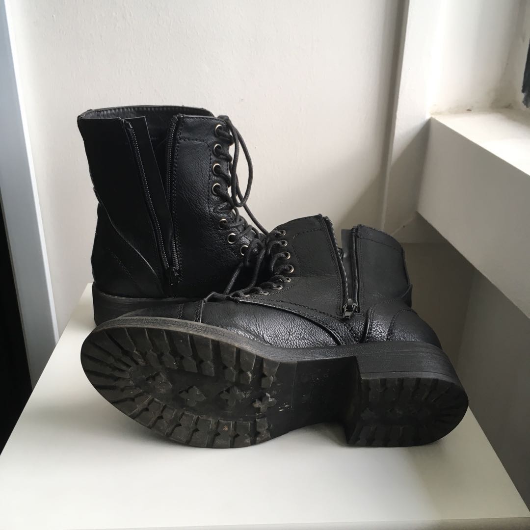 black boots primark