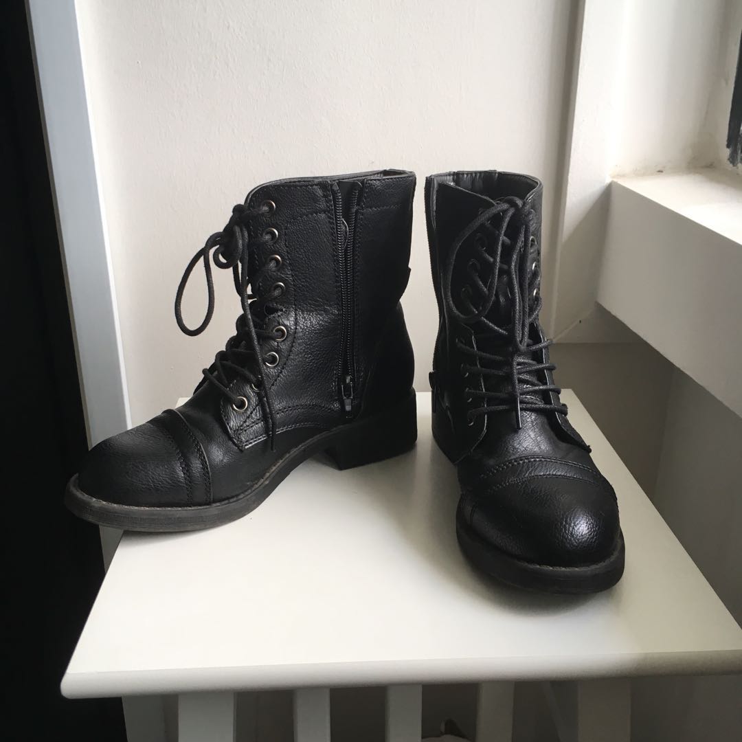 black boots primark