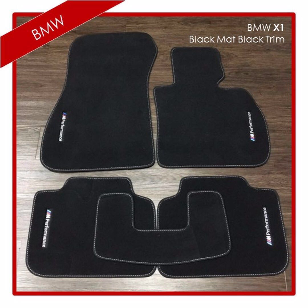 Bmw X1 Custom Floor Mats And Or Boot Mat Car Accessories On Carousell