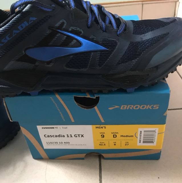 brooks cascadia 11 mens blue