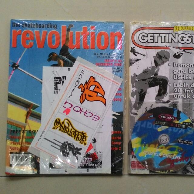 Combo Majalah Revolution Malaysian Skateboarding Books Stationery Magazines Others On Carousell