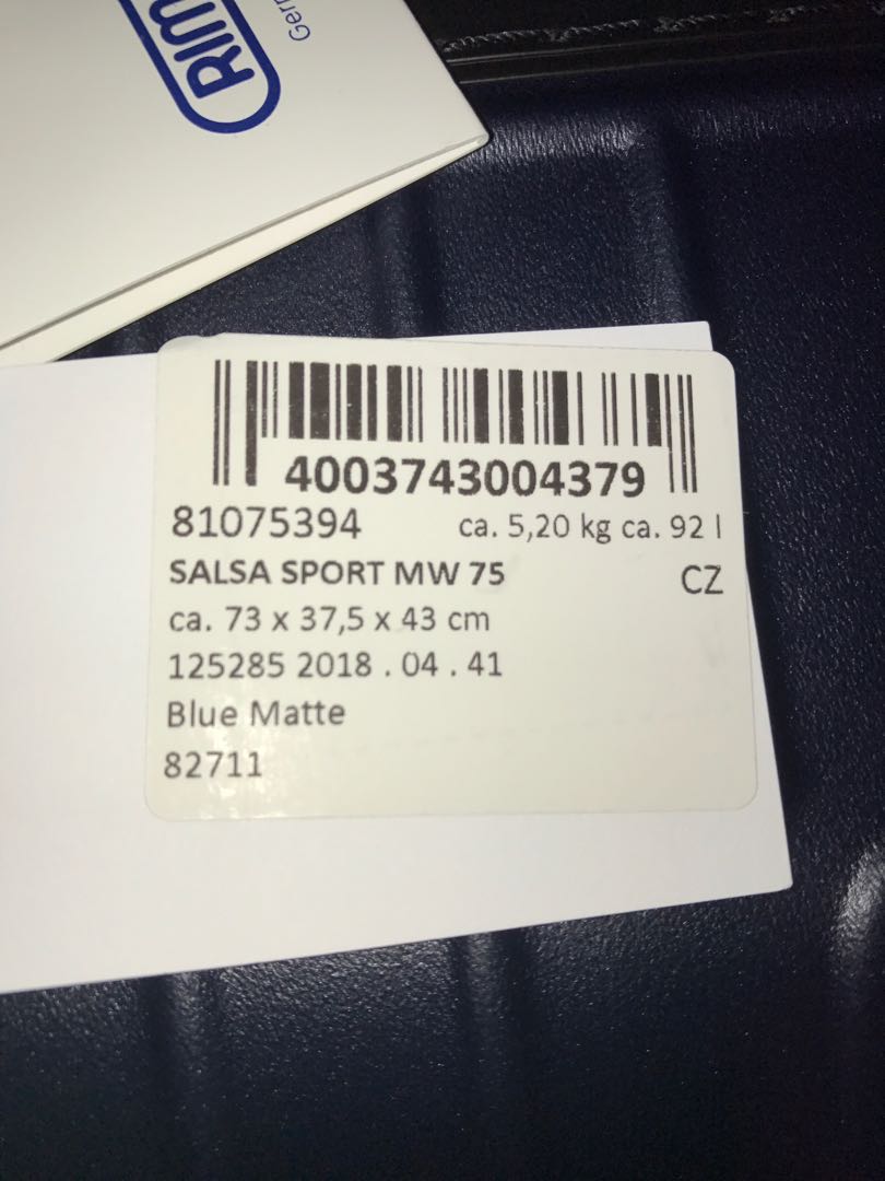 Rimowa salsa sport 75 new arrivals