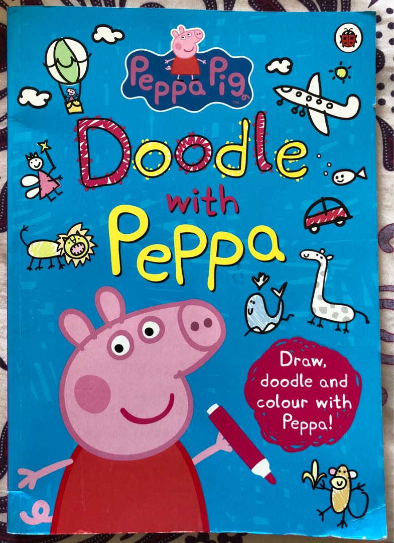 Doodle with Peppa Pig activity book Hobbies Toys Books