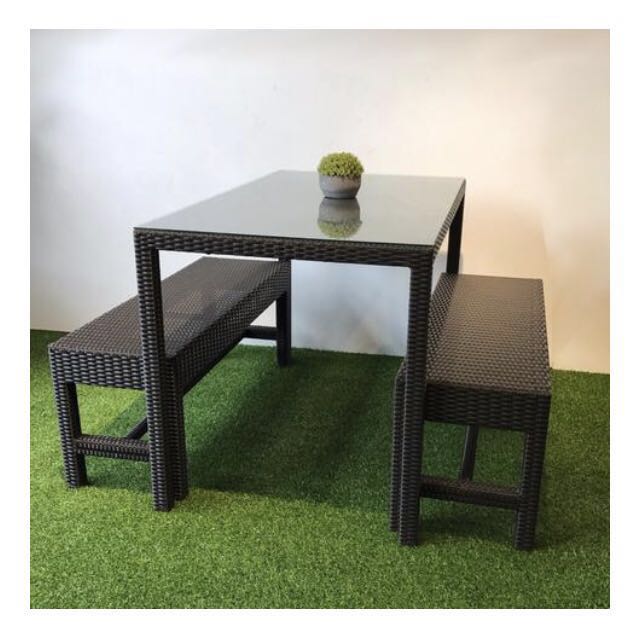 Fanny Dining Table With 2 Benches Furniture Tables Chairs On