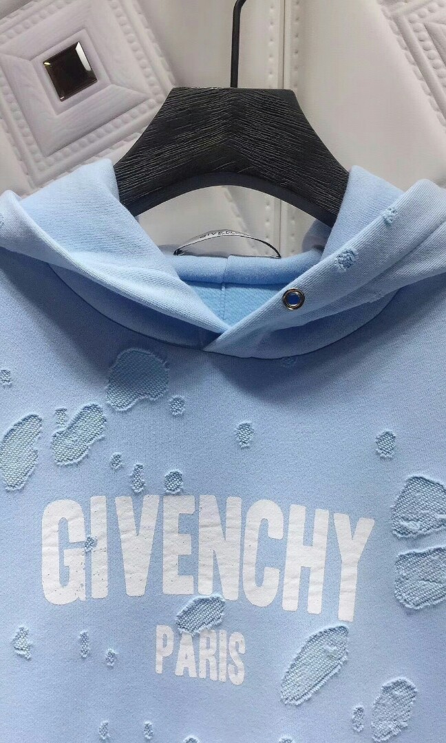 Givenchy Distressed Hoodies Men s Fashion Tops Sets Hoodies