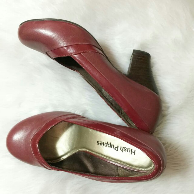 Hush puppies red shoes discount