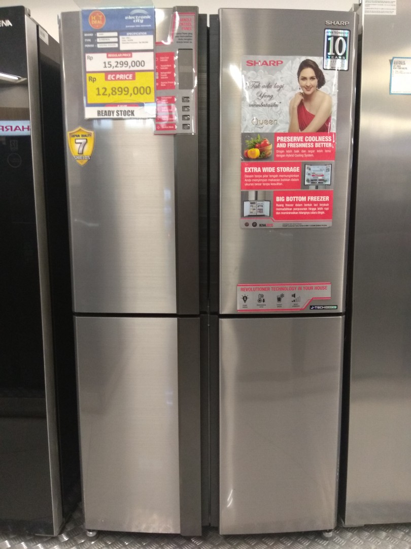 Kulkas Sharp 4 Pintu Side By Side Bisa Dicicil Mudah Tanpa Kartu