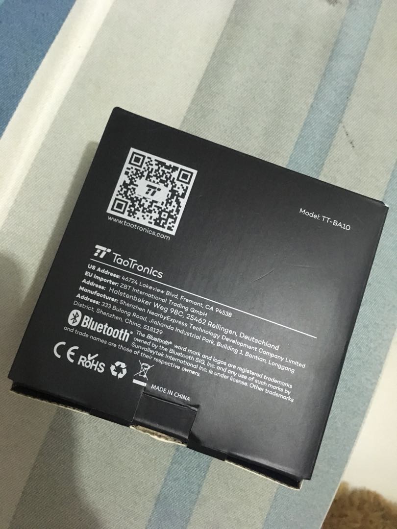 Last 1 Set Taotronics Tt Ba10 Wireless Bluetooth Electronics Audio On Carousell
