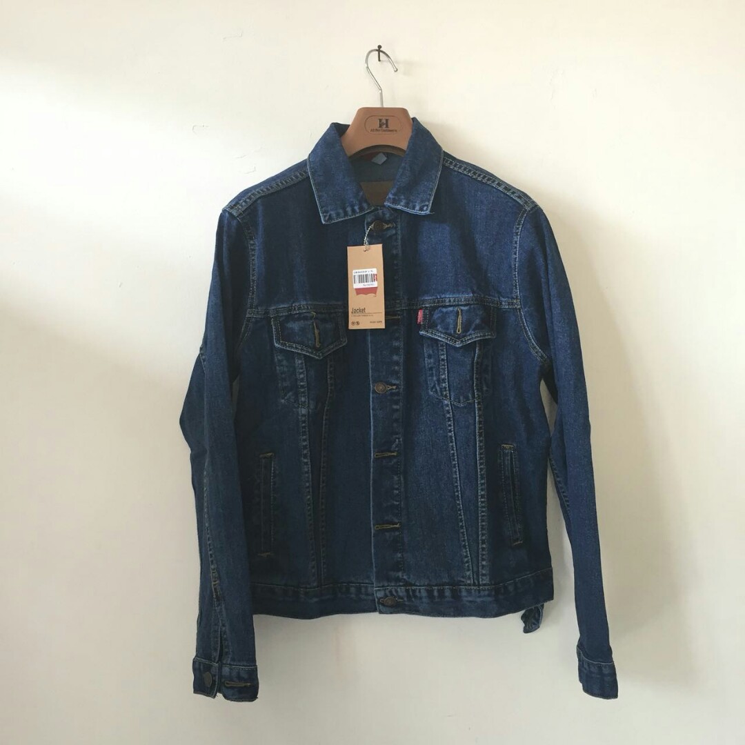 jaket denim levis pria
