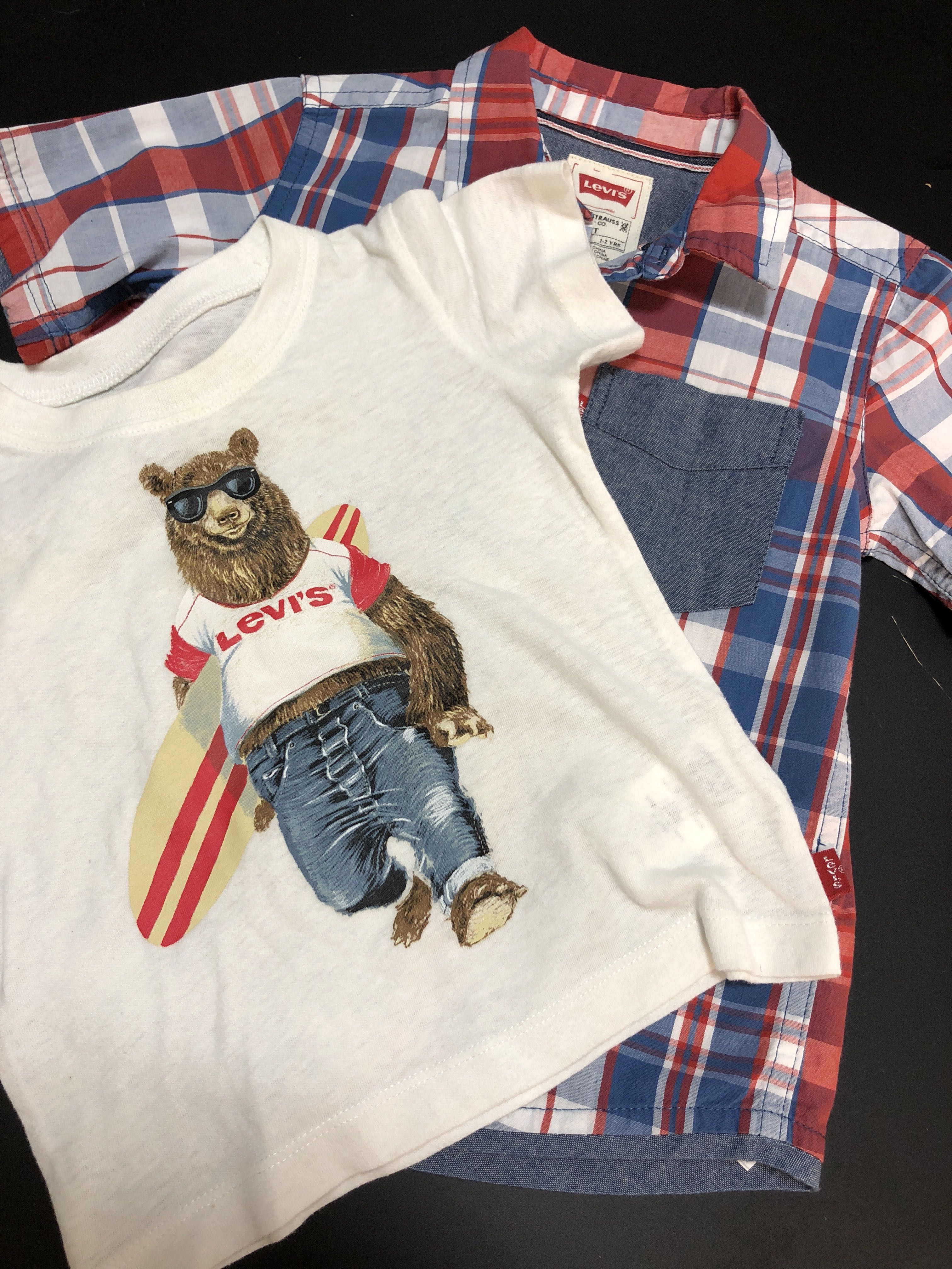 levi's bear shirt