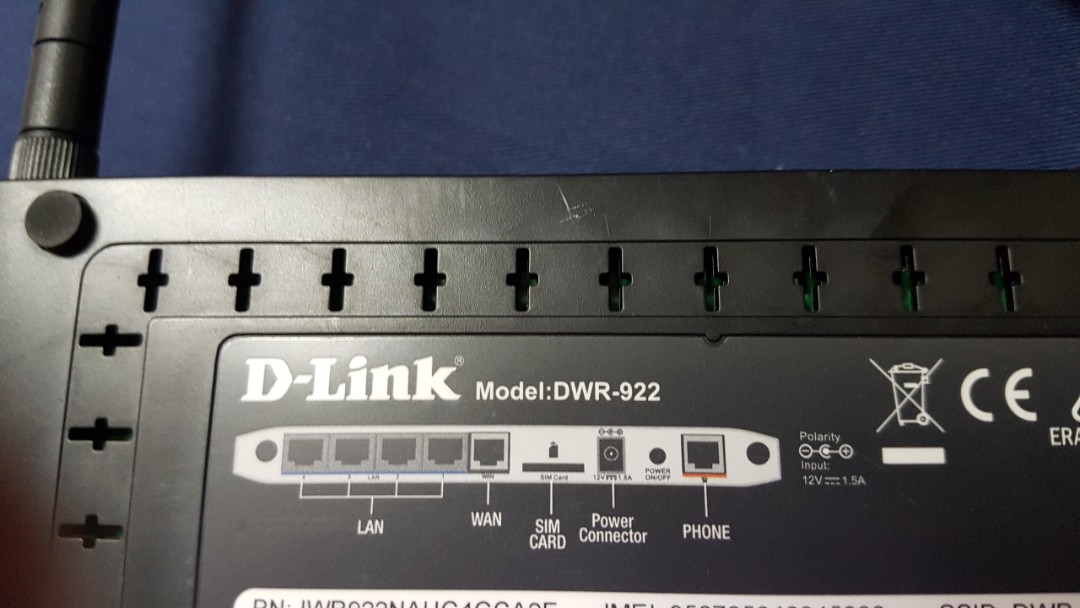 Linksys DWR-922 4G LTE router, Computers & Tech, Parts & Accessories ...