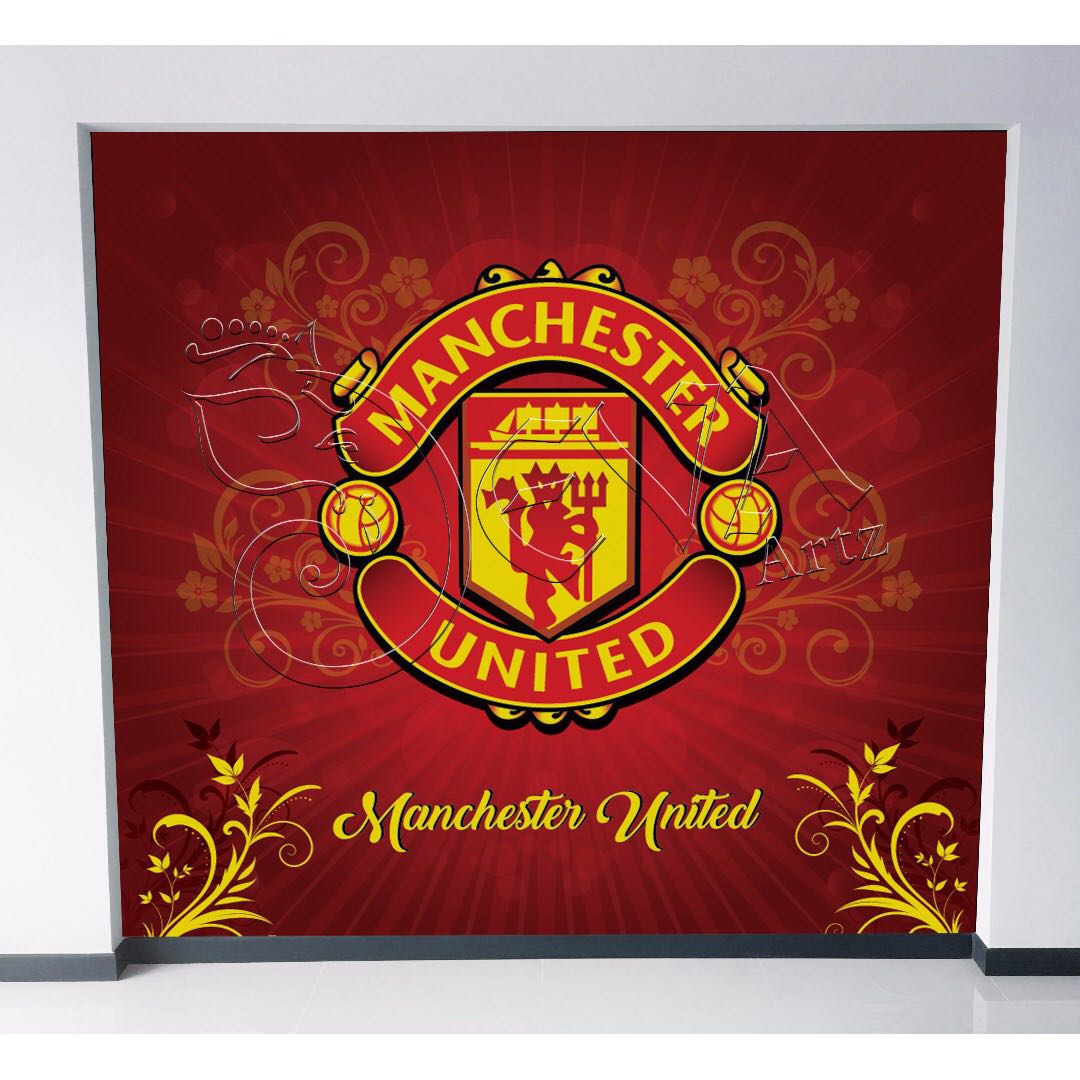 Manchester United Wall Murals, Furniture, Home Decor, Others on Carousell
