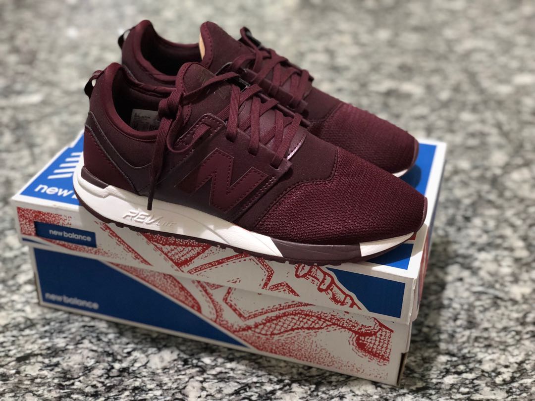 new balance 247 maroon