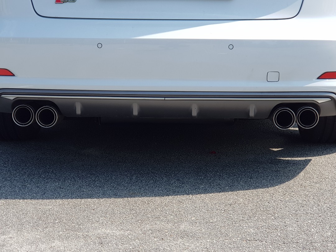 Audi a3 clearance quad exhaust