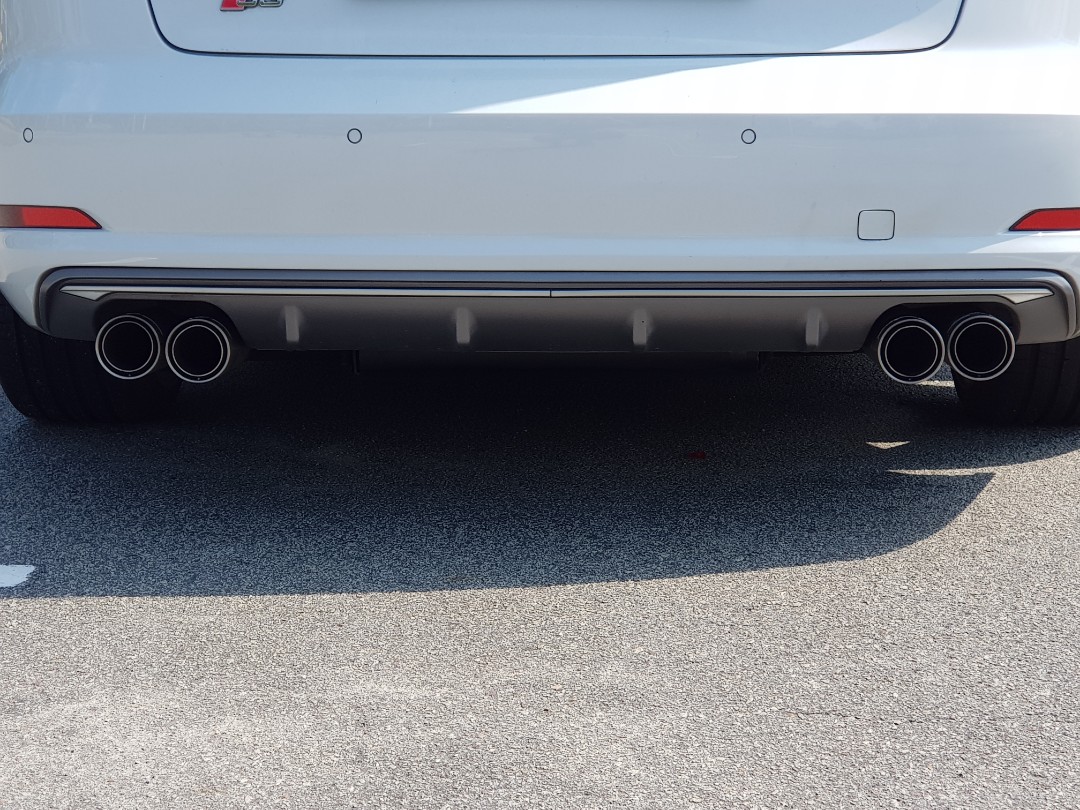 Remus Quad tip Exhaust For Audi A3 8V with cert., Car Accessories on