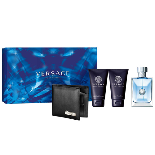versace mens gift set with wallet