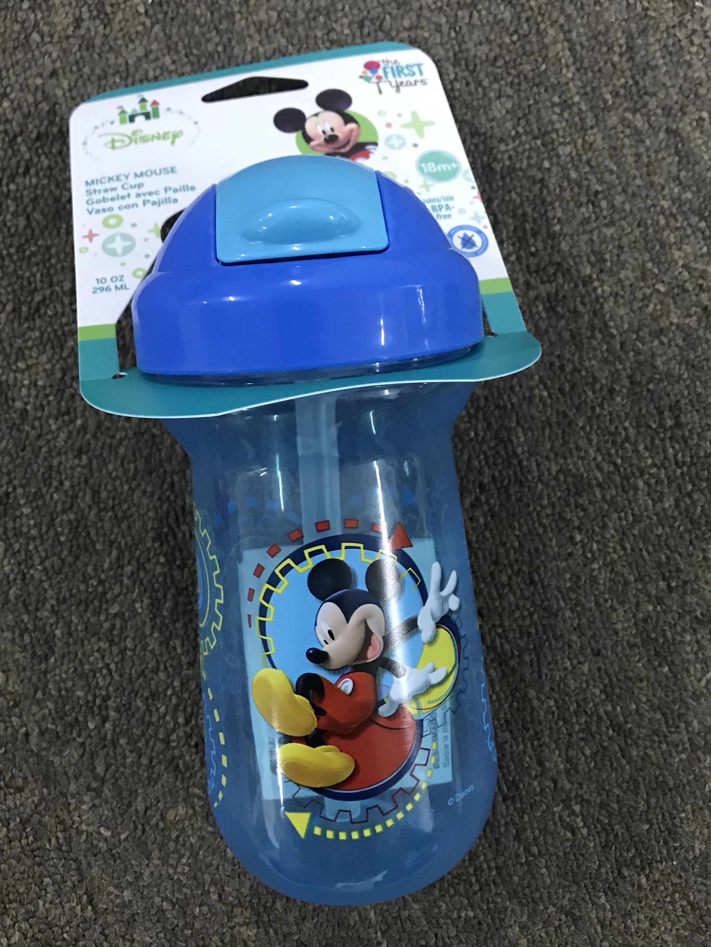 mickey mouse straw cup