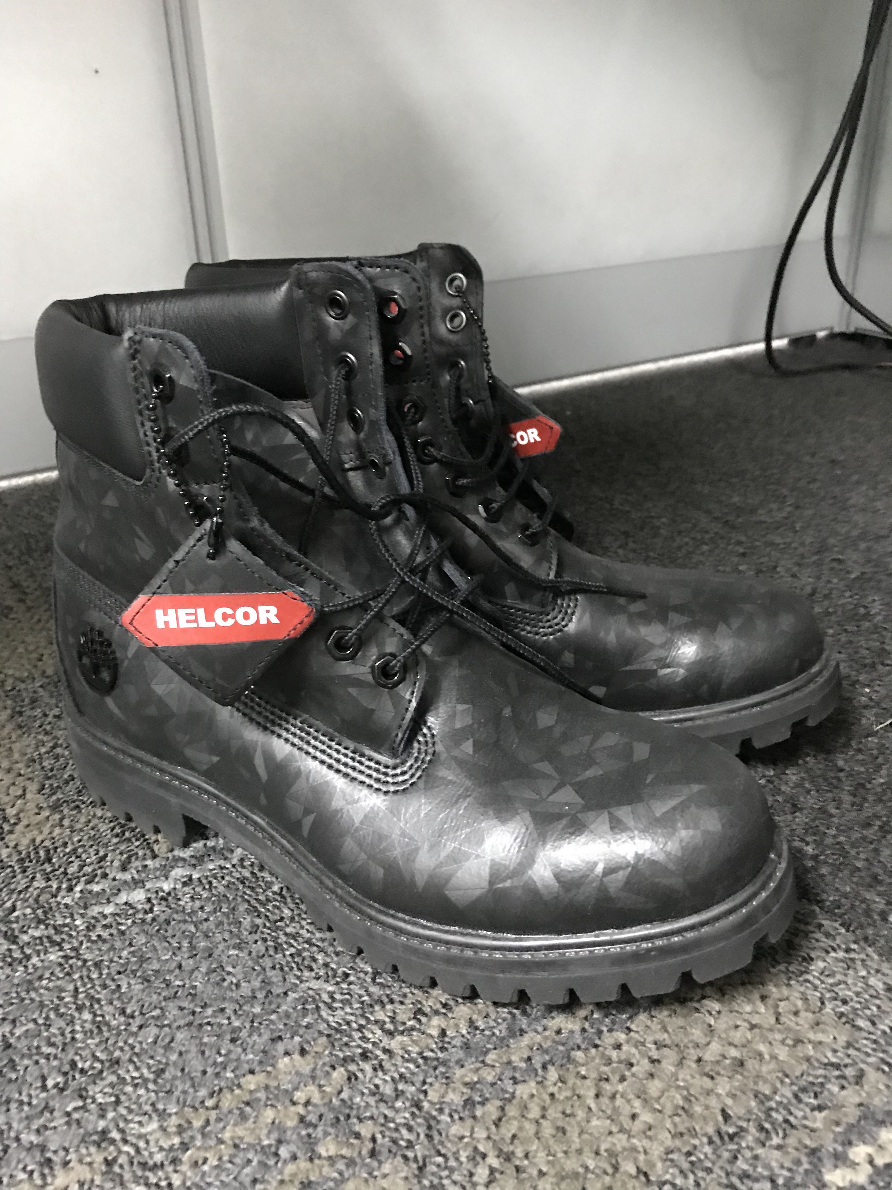 black helcor timberland boots