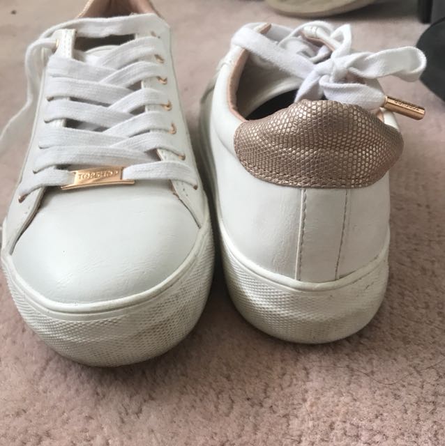Topshop white shoes cheap