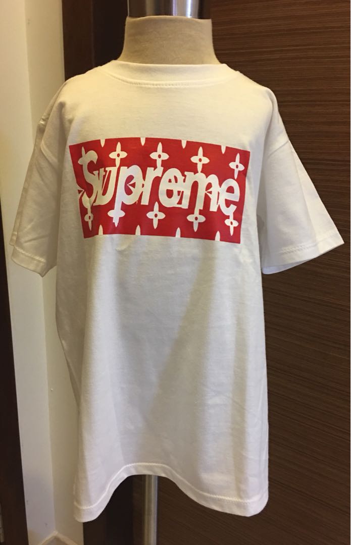 supreme print t shirt