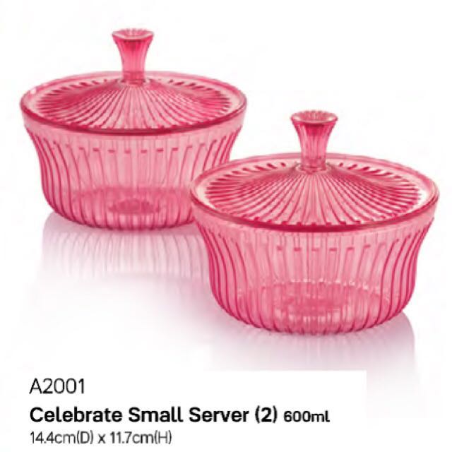 Tupperware Pink Server Set, TV & Home Appliances, Kitchen Appliances